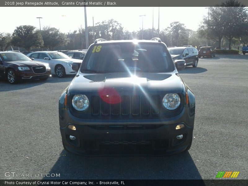 Granite Crystal Metallic / Black 2018 Jeep Renegade Altitude