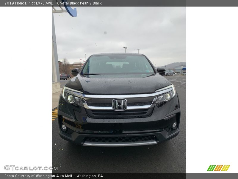 Crystal Black Pearl / Black 2019 Honda Pilot EX-L AWD