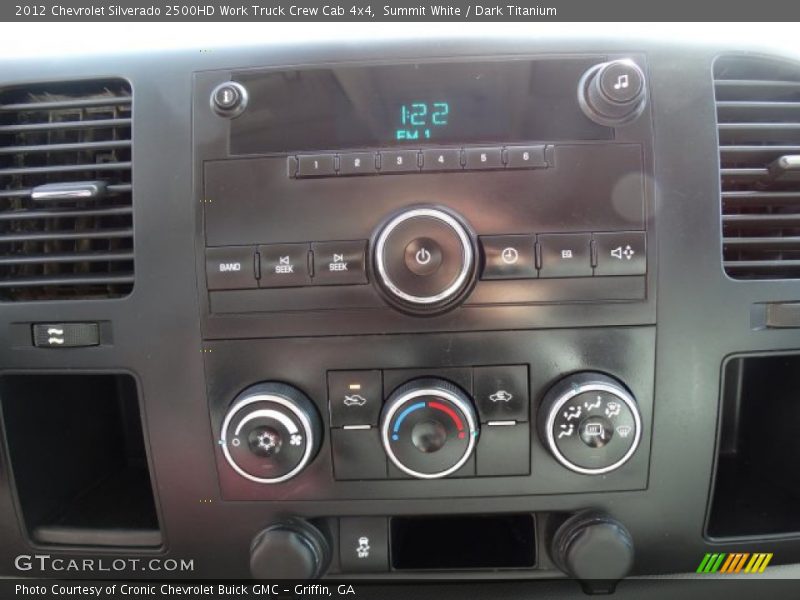 Summit White / Dark Titanium 2012 Chevrolet Silverado 2500HD Work Truck Crew Cab 4x4