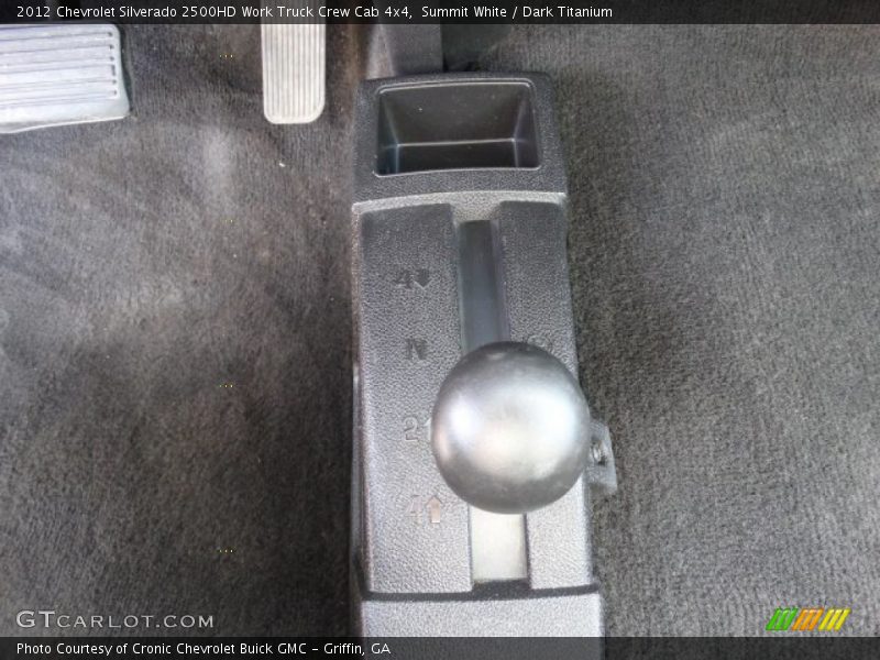 Summit White / Dark Titanium 2012 Chevrolet Silverado 2500HD Work Truck Crew Cab 4x4
