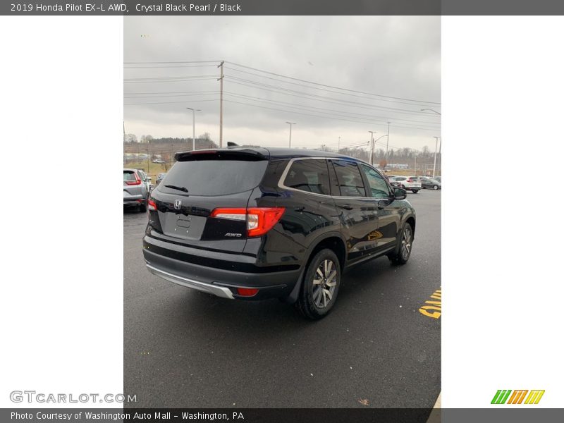 Crystal Black Pearl / Black 2019 Honda Pilot EX-L AWD