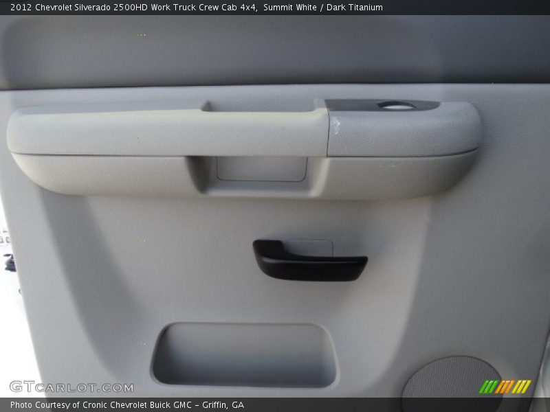 Summit White / Dark Titanium 2012 Chevrolet Silverado 2500HD Work Truck Crew Cab 4x4