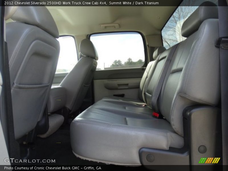Summit White / Dark Titanium 2012 Chevrolet Silverado 2500HD Work Truck Crew Cab 4x4