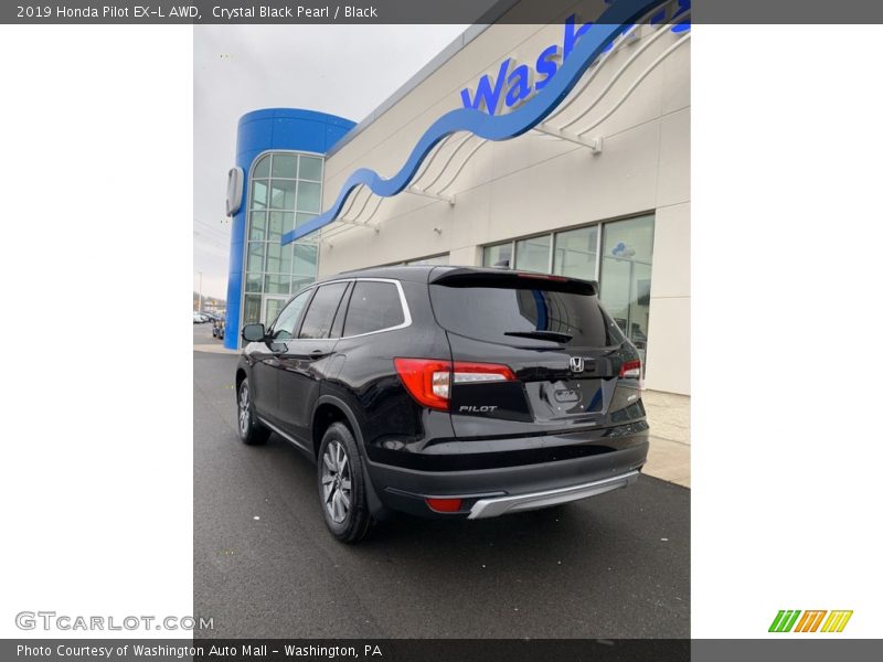 Crystal Black Pearl / Black 2019 Honda Pilot EX-L AWD