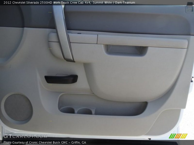 Summit White / Dark Titanium 2012 Chevrolet Silverado 2500HD Work Truck Crew Cab 4x4