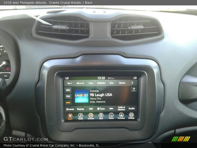 Granite Crystal Metallic / Black 2018 Jeep Renegade Altitude
