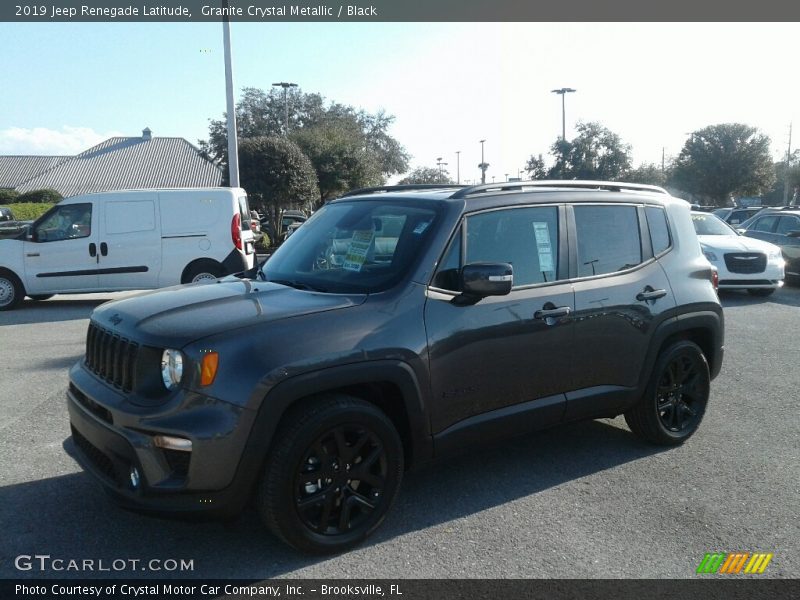 Granite Crystal Metallic / Black 2019 Jeep Renegade Latitude