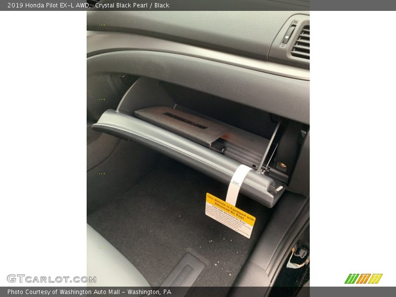 Crystal Black Pearl / Black 2019 Honda Pilot EX-L AWD