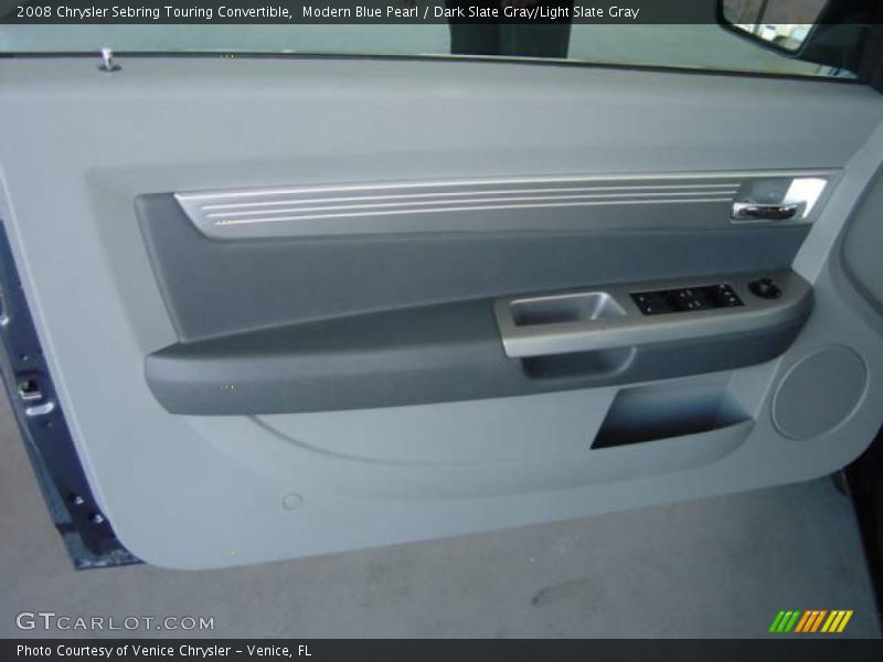 Modern Blue Pearl / Dark Slate Gray/Light Slate Gray 2008 Chrysler Sebring Touring Convertible