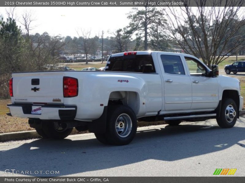 Summit White / High Country Saddle 2019 Chevrolet Silverado 3500HD High Country Crew Cab 4x4