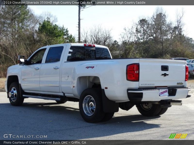 Summit White / High Country Saddle 2019 Chevrolet Silverado 3500HD High Country Crew Cab 4x4