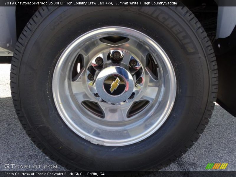 Summit White / High Country Saddle 2019 Chevrolet Silverado 3500HD High Country Crew Cab 4x4