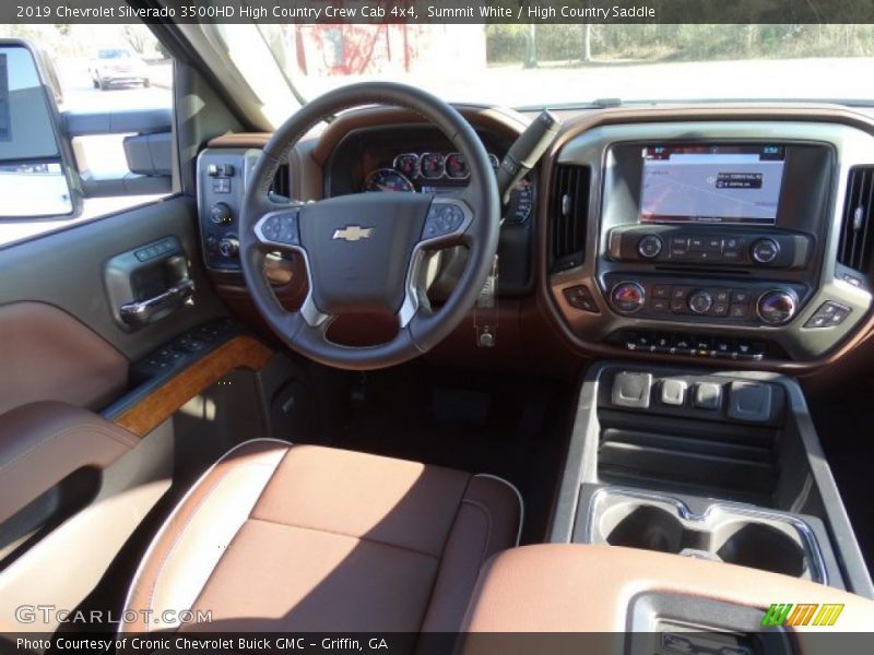 Summit White / High Country Saddle 2019 Chevrolet Silverado 3500HD High Country Crew Cab 4x4