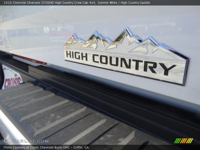 Summit White / High Country Saddle 2019 Chevrolet Silverado 3500HD High Country Crew Cab 4x4