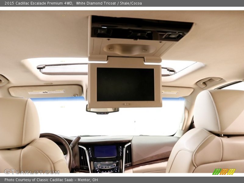 White Diamond Tricoat / Shale/Cocoa 2015 Cadillac Escalade Premium 4WD