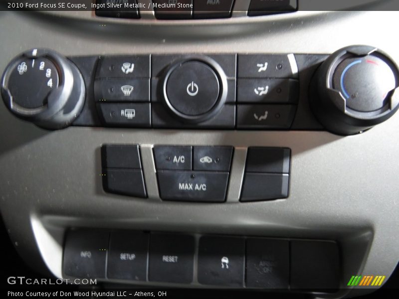 Ingot Silver Metallic / Medium Stone 2010 Ford Focus SE Coupe