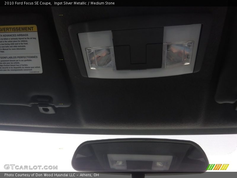 Ingot Silver Metallic / Medium Stone 2010 Ford Focus SE Coupe