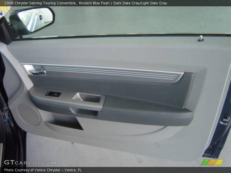 Modern Blue Pearl / Dark Slate Gray/Light Slate Gray 2008 Chrysler Sebring Touring Convertible