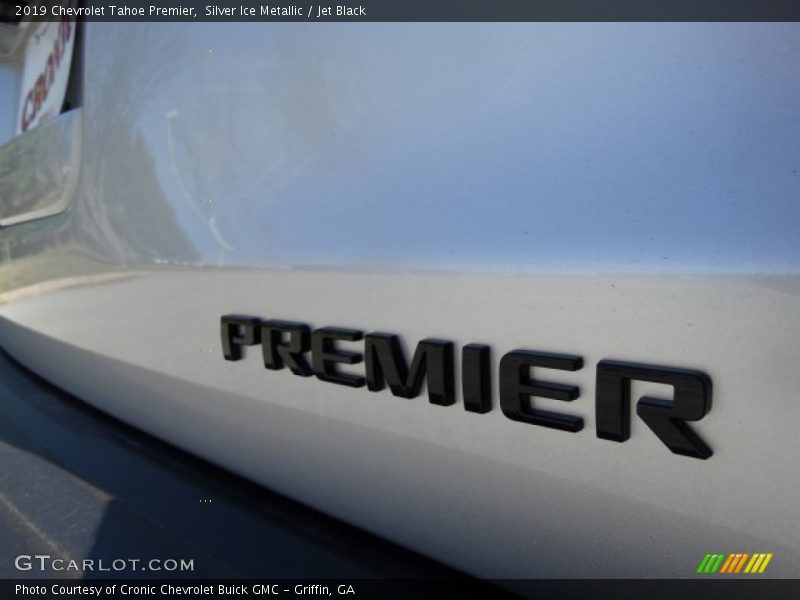 Silver Ice Metallic / Jet Black 2019 Chevrolet Tahoe Premier