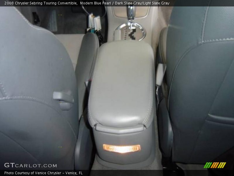 Modern Blue Pearl / Dark Slate Gray/Light Slate Gray 2008 Chrysler Sebring Touring Convertible