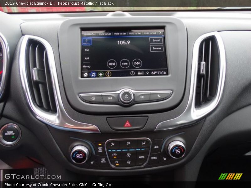 Controls of 2019 Equinox LT