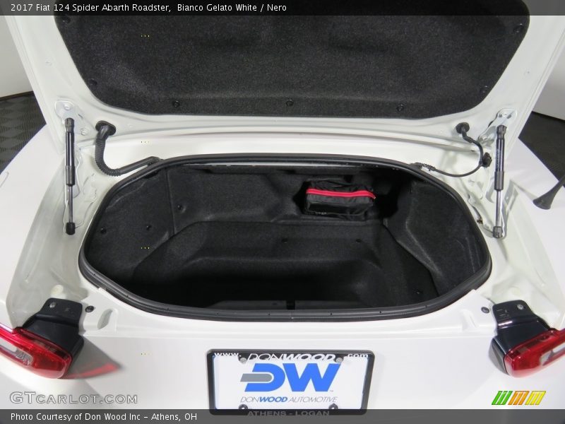 Bianco Gelato White / Nero 2017 Fiat 124 Spider Abarth Roadster