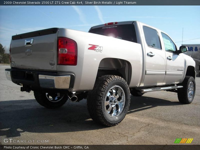 Silver Birch Metallic / Light Titanium 2009 Chevrolet Silverado 1500 LT Z71 Crew Cab 4x4