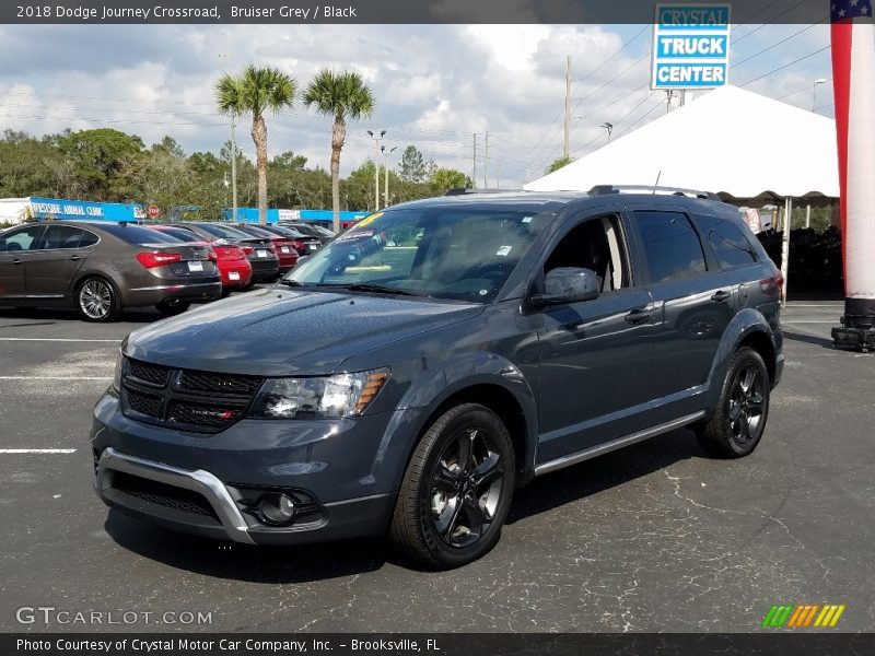 Bruiser Grey / Black 2018 Dodge Journey Crossroad