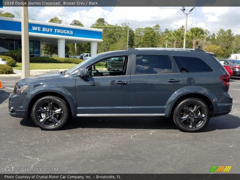 Bruiser Grey / Black 2018 Dodge Journey Crossroad