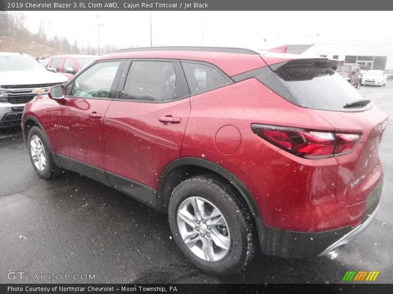 Cajun Red Tintcoat / Jet Black 2019 Chevrolet Blazer 3.6L Cloth AWD