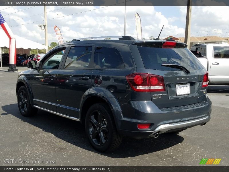 Bruiser Grey / Black 2018 Dodge Journey Crossroad