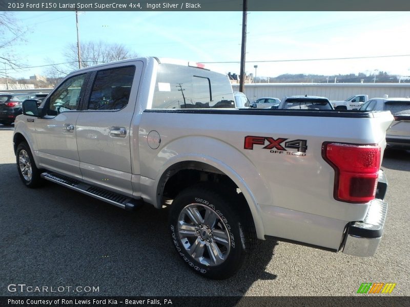 Ingot Silver / Black 2019 Ford F150 Lariat Sport SuperCrew 4x4