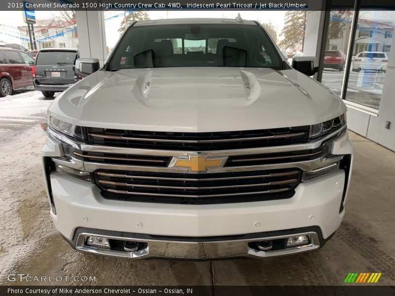 Iridescent Pearl Tricoat / Jet Black/Umber 2019 Chevrolet Silverado 1500 High Country Crew Cab 4WD