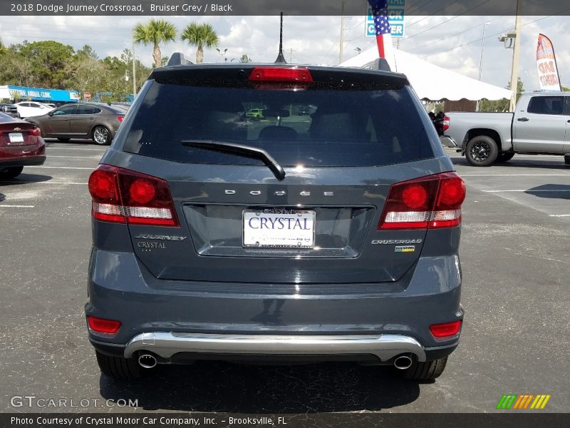 Bruiser Grey / Black 2018 Dodge Journey Crossroad