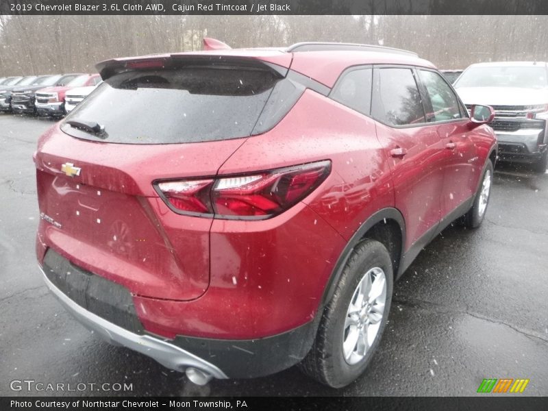 Cajun Red Tintcoat / Jet Black 2019 Chevrolet Blazer 3.6L Cloth AWD