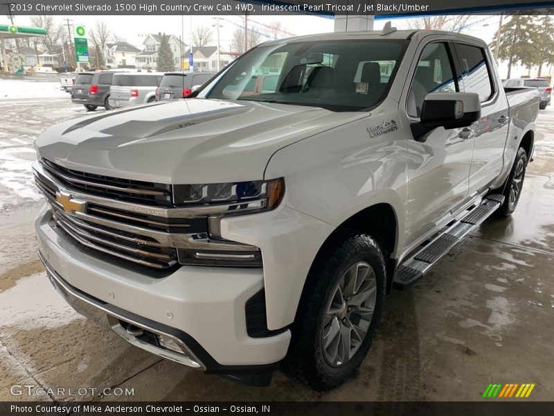 Iridescent Pearl Tricoat / Jet Black/Umber 2019 Chevrolet Silverado 1500 High Country Crew Cab 4WD