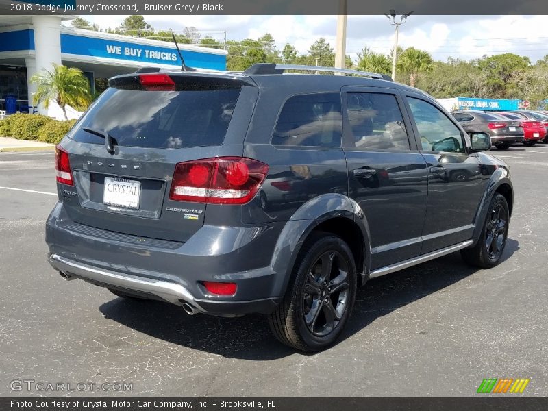 Bruiser Grey / Black 2018 Dodge Journey Crossroad