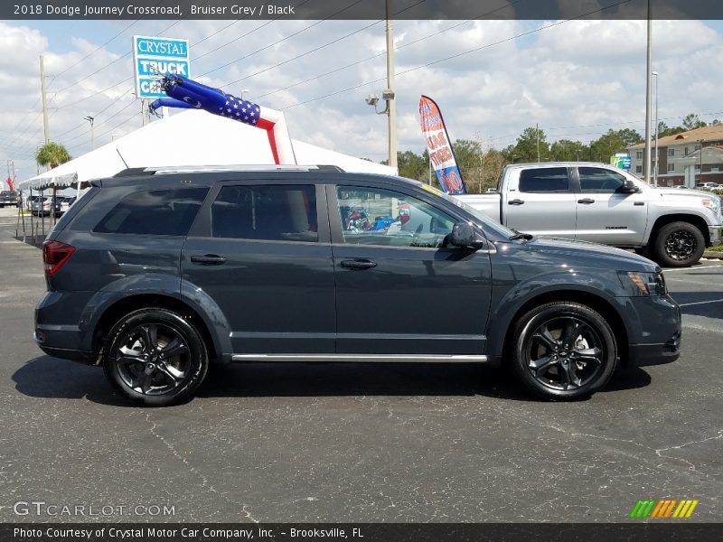 Bruiser Grey / Black 2018 Dodge Journey Crossroad