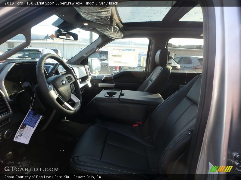 Ingot Silver / Black 2019 Ford F150 Lariat Sport SuperCrew 4x4