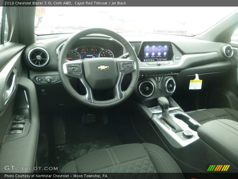 Cajun Red Tintcoat / Jet Black 2019 Chevrolet Blazer 3.6L Cloth AWD