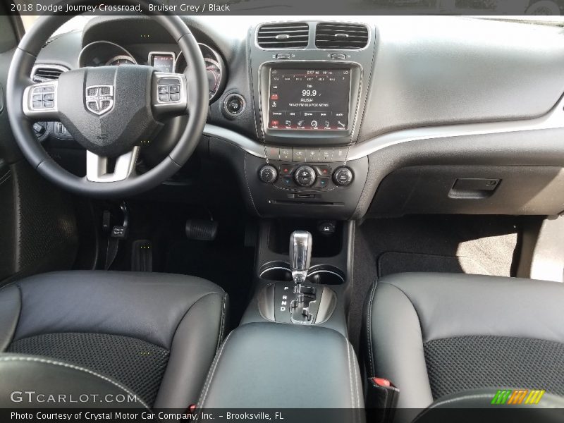 Bruiser Grey / Black 2018 Dodge Journey Crossroad