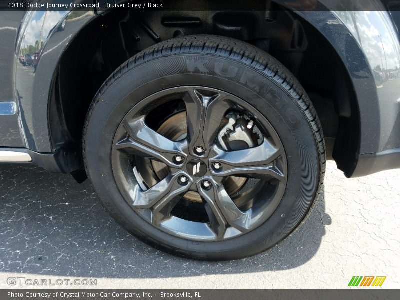 Bruiser Grey / Black 2018 Dodge Journey Crossroad