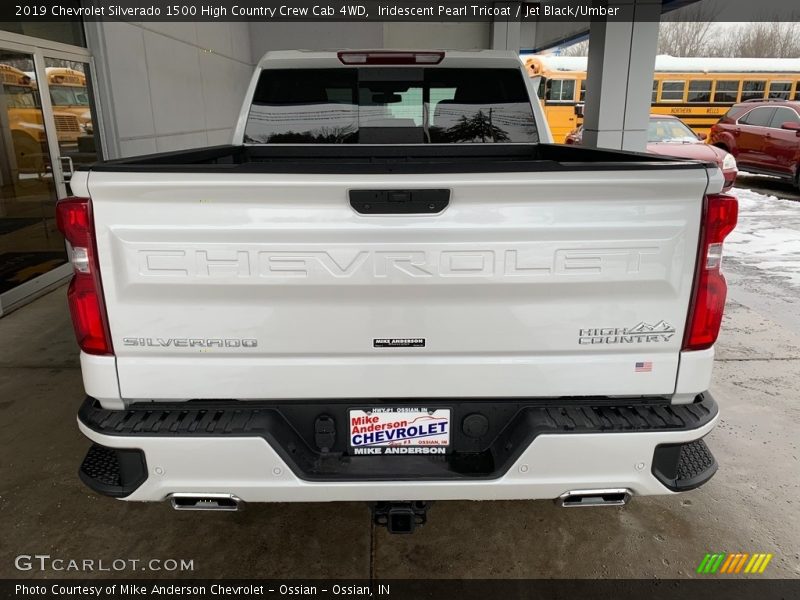 Iridescent Pearl Tricoat / Jet Black/Umber 2019 Chevrolet Silverado 1500 High Country Crew Cab 4WD