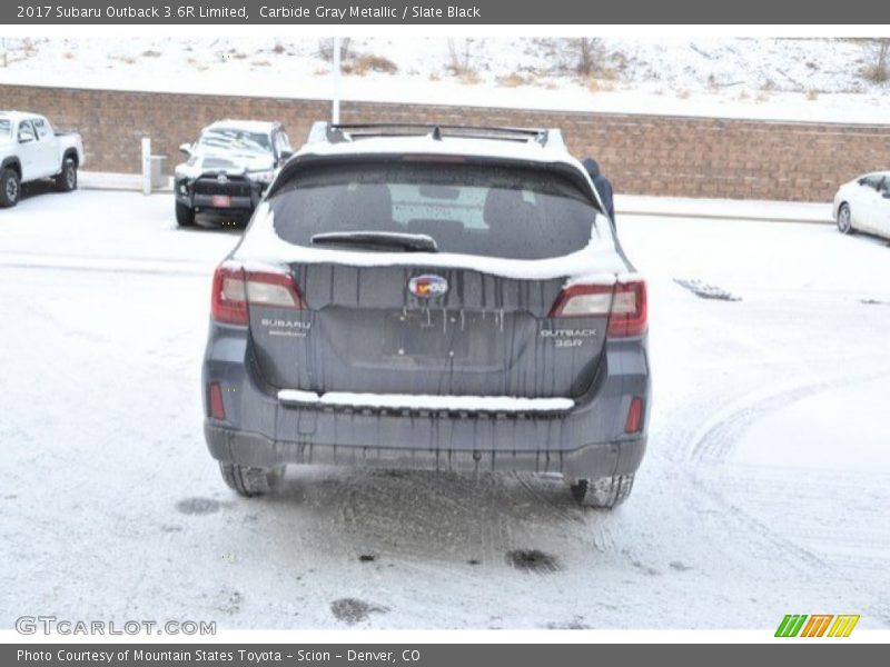 Carbide Gray Metallic / Slate Black 2017 Subaru Outback 3.6R Limited