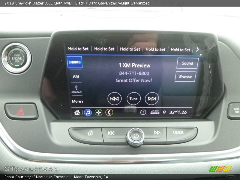 Black / Dark Galvanized/­Light Galvanized 2019 Chevrolet Blazer 3.6L Cloth AWD