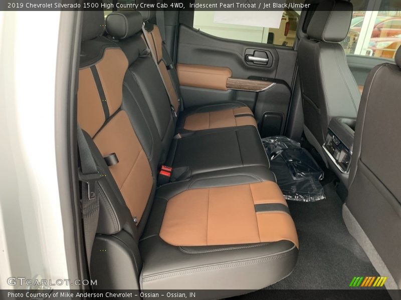 Rear Seat of 2019 Silverado 1500 High Country Crew Cab 4WD