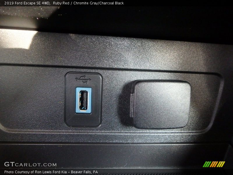 Ruby Red / Chromite Gray/Charcoal Black 2019 Ford Escape SE 4WD