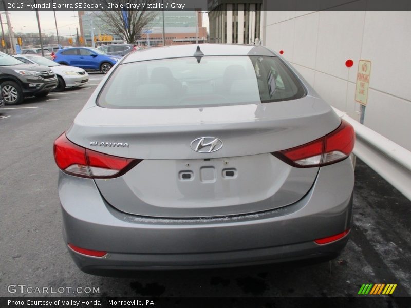 Shale Gray Metallic / Gray 2015 Hyundai Elantra SE Sedan
