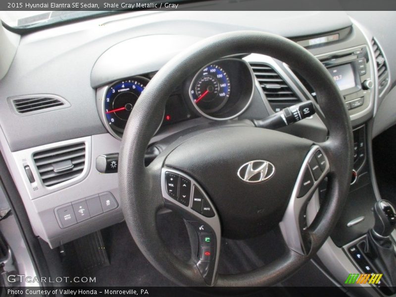 Shale Gray Metallic / Gray 2015 Hyundai Elantra SE Sedan