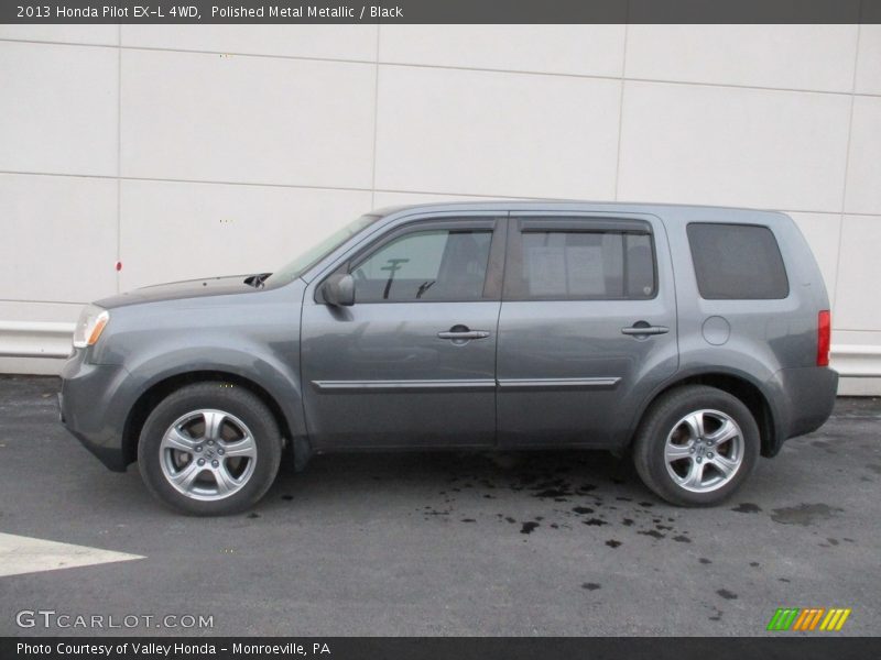 Polished Metal Metallic / Black 2013 Honda Pilot EX-L 4WD